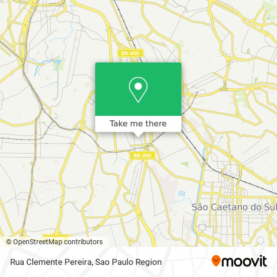 Rua Clemente Pereira map