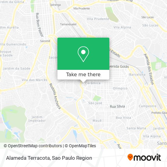 Alameda Terracota map
