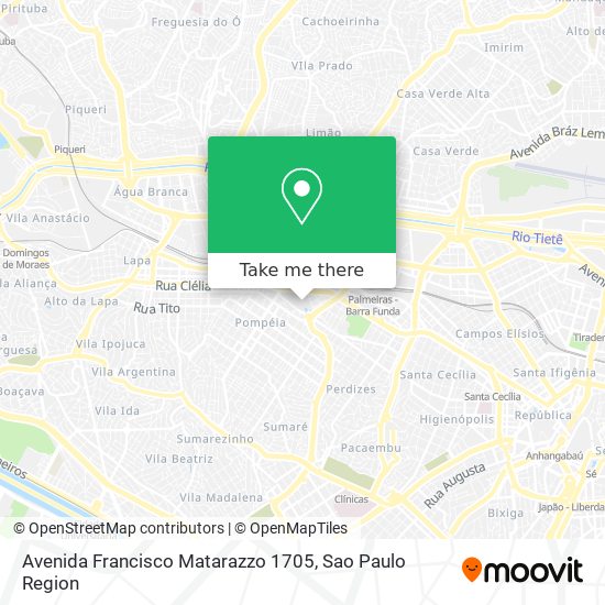 Avenida Francisco Matarazzo 1705 map