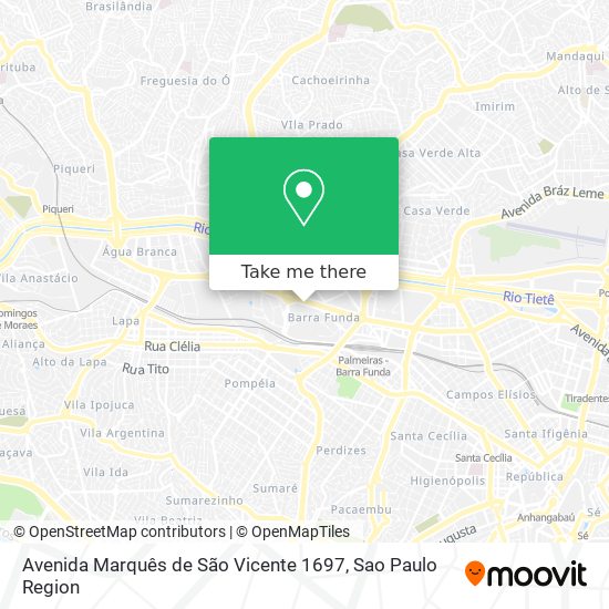 Avenida Marquês de São Vicente 1697 map