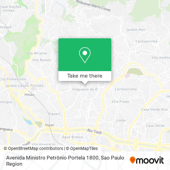 Avenida Ministro Petrônio Portela 1800 map