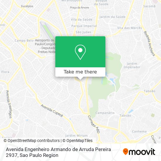 Mapa Avenida Engenheiro Armando de Arruda Pereira 2937
