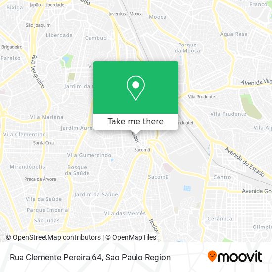 Mapa Rua Clemente Pereira 64
