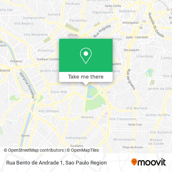 Rua Bento de Andrade 1 map