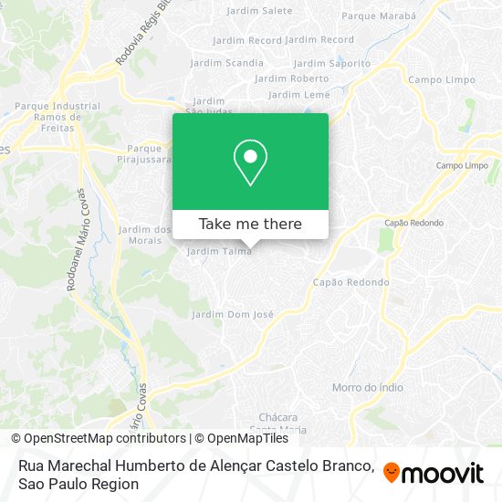 Rua Marechal Humberto de Alençar Castelo Branco map
