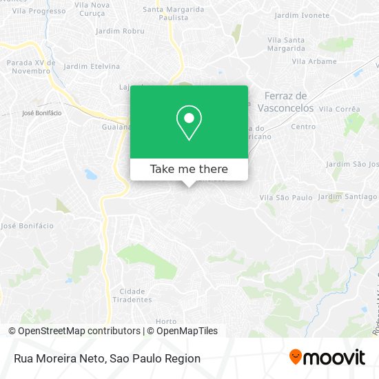 Rua Moreira Neto map