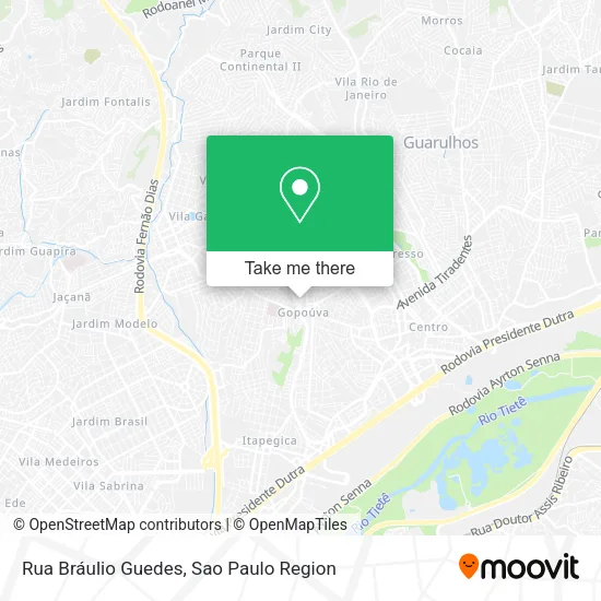 Rua Bráulio Guedes map