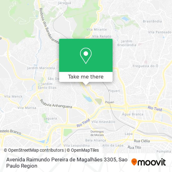Avenida Raimundo Pereira de Magalhães 3305 map