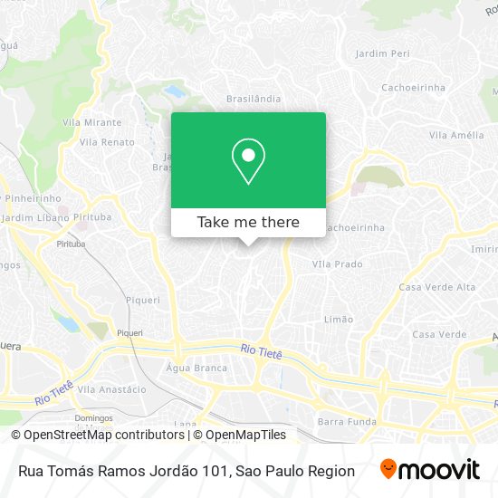 Rua Tomás Ramos Jordão 101 map