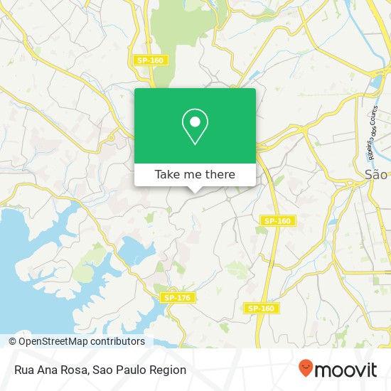 Mapa Rua Ana Rosa