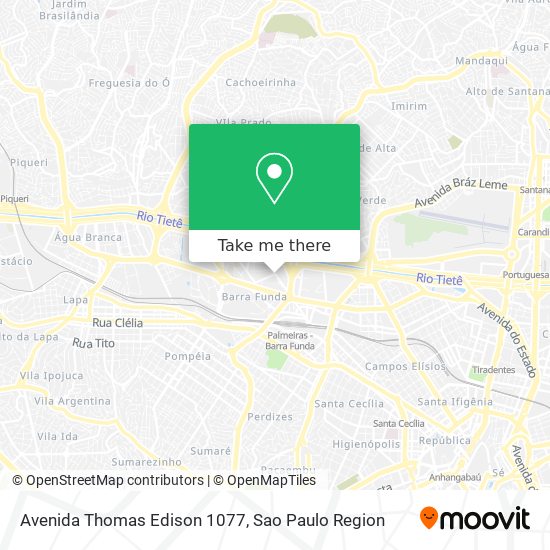 Avenida Thomas Edison 1077 map