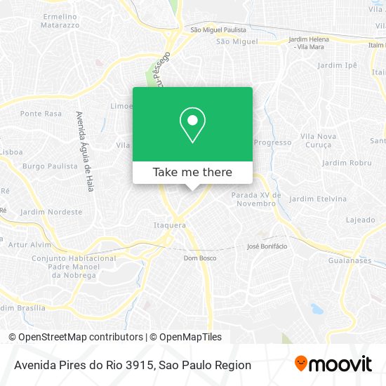 Avenida Pires do Rio 3915 map