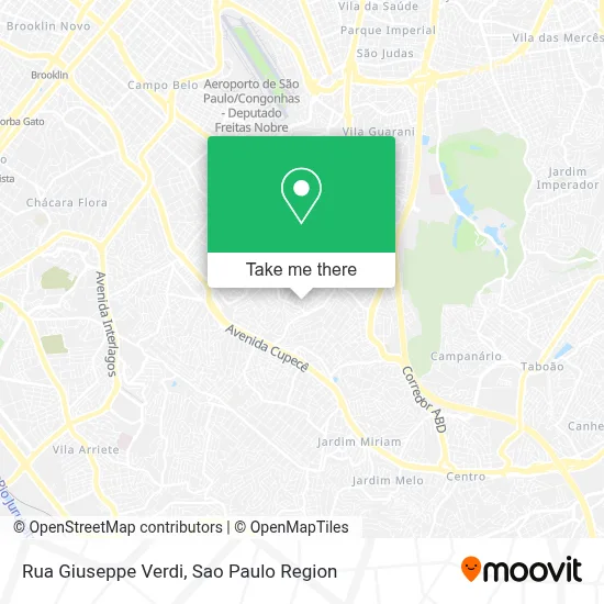 Rua Giuseppe Verdi map