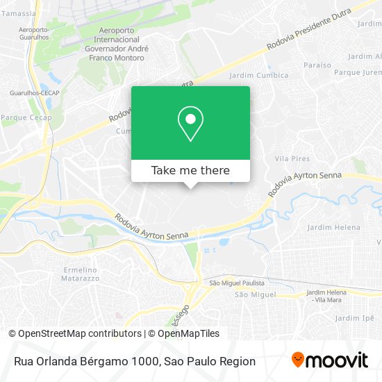 Rua Orlanda Bérgamo 1000 map