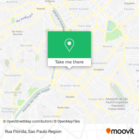 Rua Flórida map