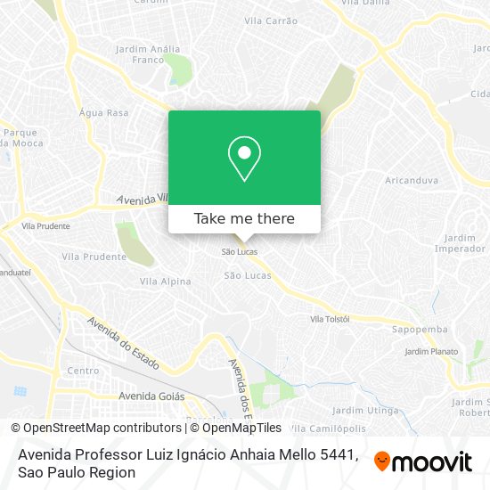 Avenida Professor Luiz Ignácio Anhaia Mello 5441 map