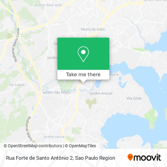 Rua Forte de Santo Antônio 2 map