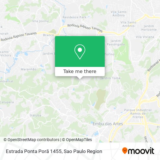Estrada Ponta Porã 1455 map