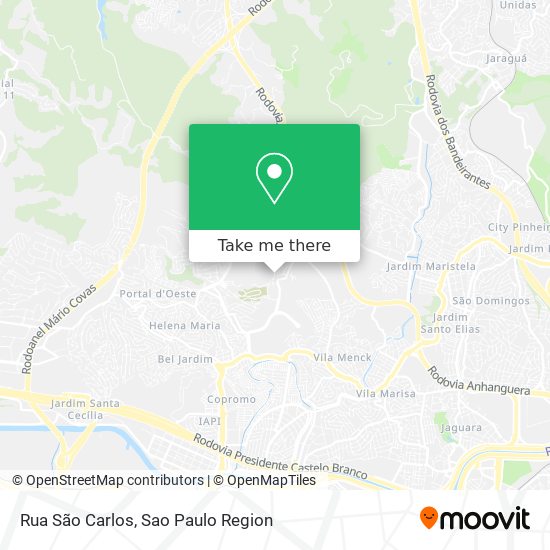 Rua São Carlos map