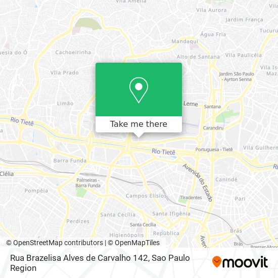 Rua Brazelisa Alves de Carvalho 142 map