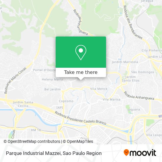 Mapa Parque Industrial Mazzei