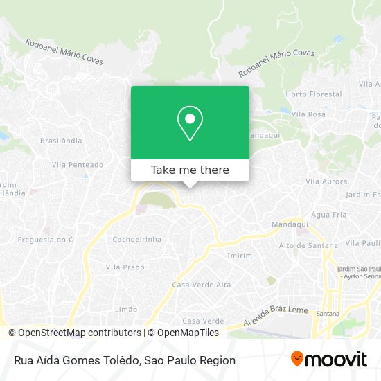 Rua Aída Gomes Tolêdo map