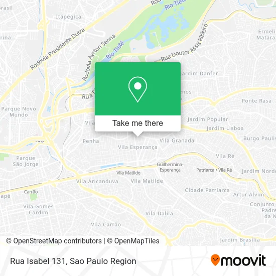 Rua Isabel 131 map