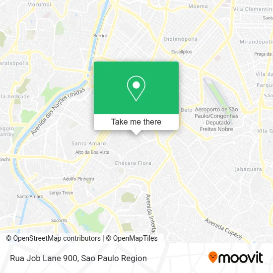 Rua Job Lane 900 map
