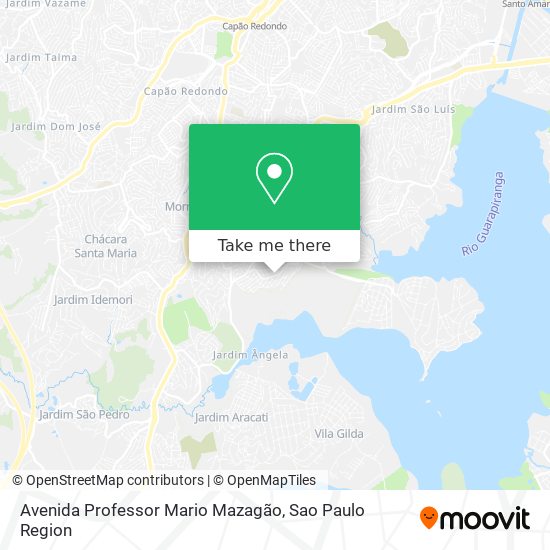 Avenida Professor Mario Mazagão map