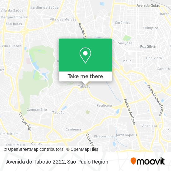 Avenida do Taboão 2222 map