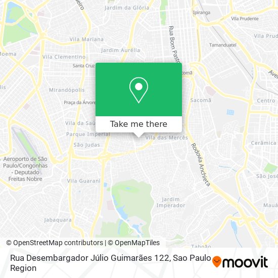 Mapa Rua Desembargador Júlio Guimarães 122