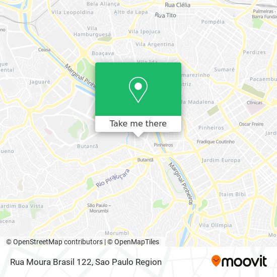 Rua Moura Brasil 122 map