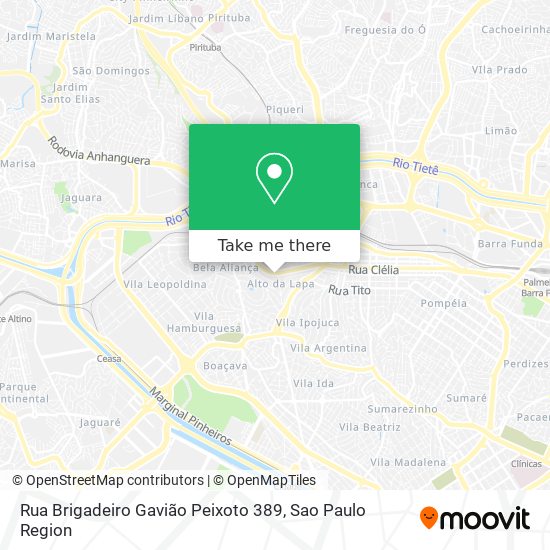 Rua Brigadeiro Gavião Peixoto 389 map