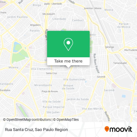 Rua Santa Cruz map