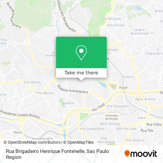 Mapa Rua Brigadeiro Henrique Fontenelle