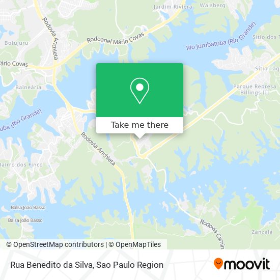 Rua Benedito da Silva map