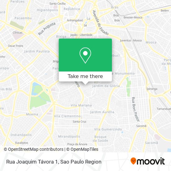 Rua Joaquim Távora 1 map