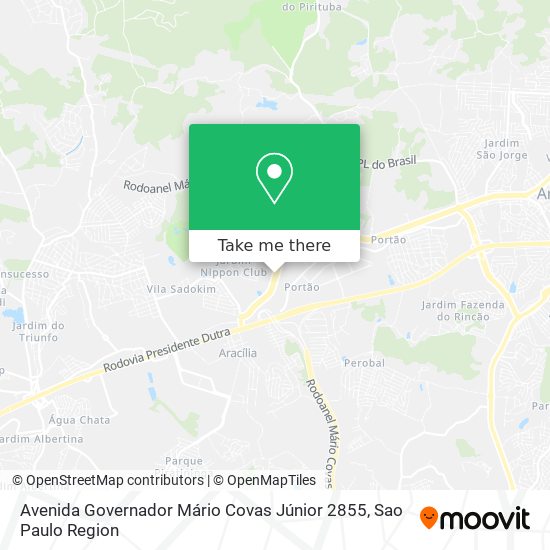 Avenida Governador Mário Covas Júnior 2855 map