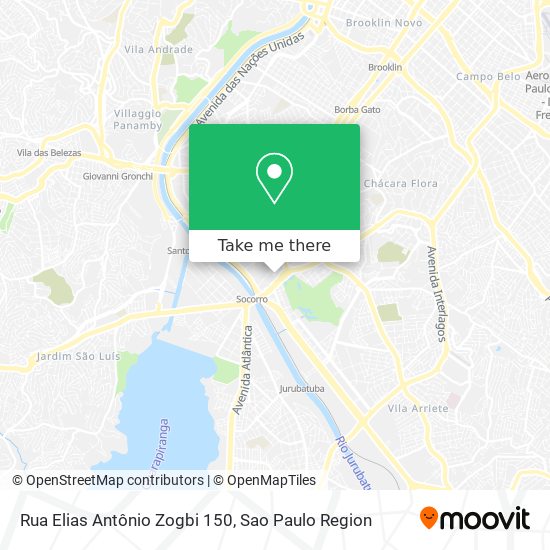 Rua Elias Antônio Zogbi 150 map