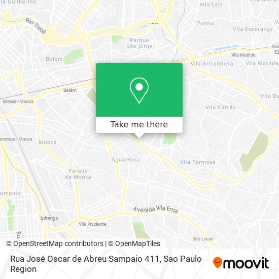 Rua José Oscar de Abreu Sampaio 411 map