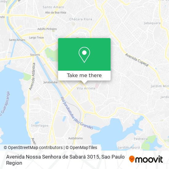 Avenida Nossa Senhora de Sabará 3015 map
