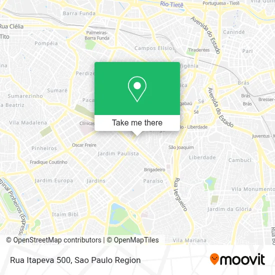 Rua Itapeva 500 map