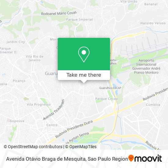 Avenida Otávio Braga de Mesquita map