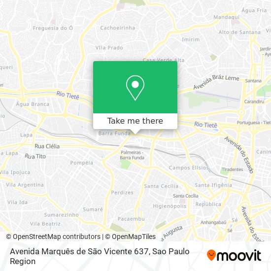 Avenida Marquês de São Vicente 637 map