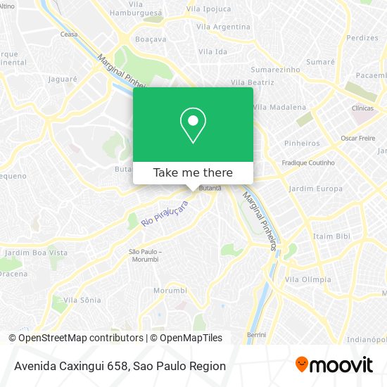 Avenida Caxingui 658 map