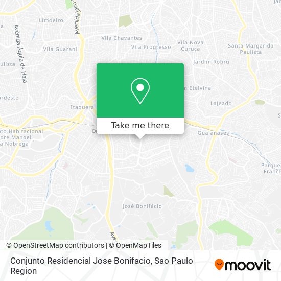 Mapa Conjunto Residencial Jose Bonifacio