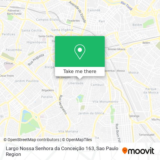 Mapa Largo Nossa Senhora da Conceição 163