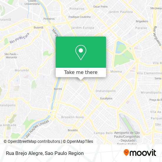 Mapa Rua Brejo Alegre