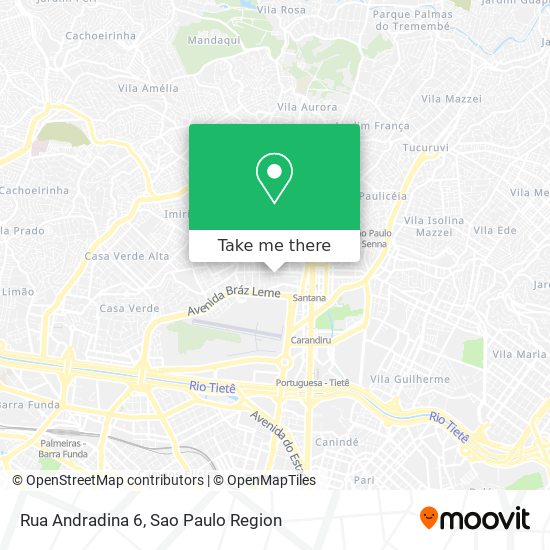 Rua Andradina 6 map