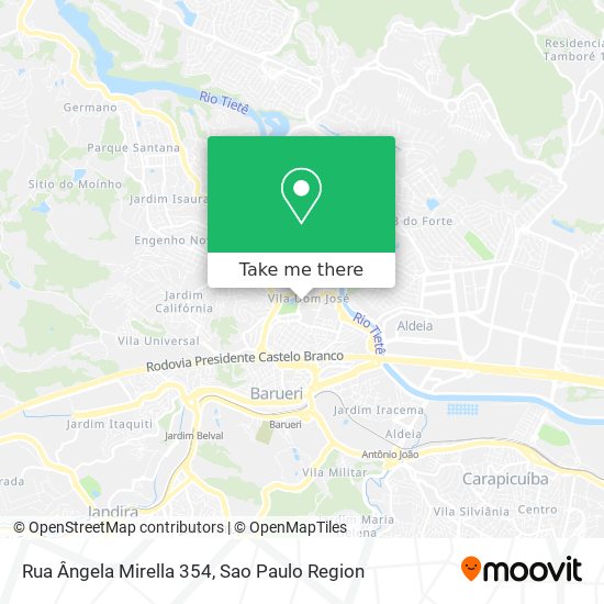 Rua Ângela Mirella 354 map